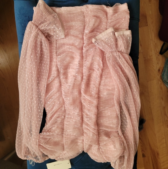 Peach mini dress - Picture 3 of 4